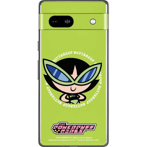 Cartoon Network Powerpuff Girls Buttercup Google Pixel 7a Skin